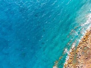 Coastline of Grand Canary on sunny day
