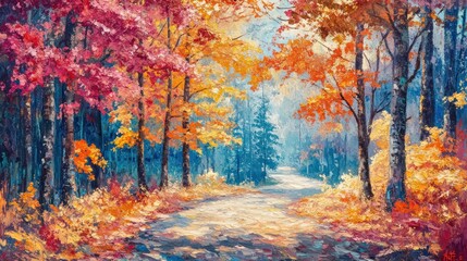 Autumn forest path (1)