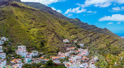 Landscape of grand canary in summer