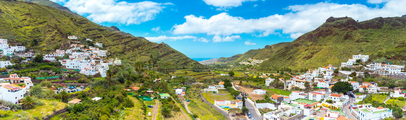 Landscape of grand canary in summer