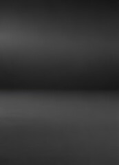 Subtle black to charcoal grey ombre on a smooth, seamless surface, minimal, style