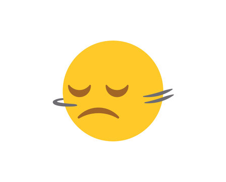 head shaking no vector illustration emoji symbol sign icon flat design
