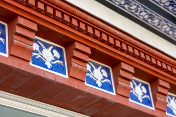 Architecture detail in Spanish houses