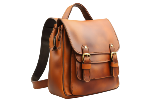 Stylish Vintage Leather Backpack Brown Shoulder Bag Perfect for Everyday Use