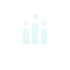 Obraz premium Ranking Related Vector Glyph Icon. Isolated on White Background. Vector Illustration.
