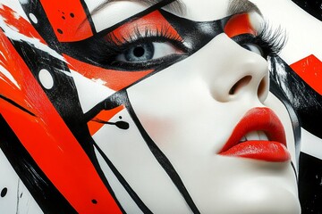 Mental disorder - perfectionism: abstract image of well-being. Mental illness. Mood regulation. Mental health awareness. Metaphorical perfectionism physical senses, of a mental disorder.