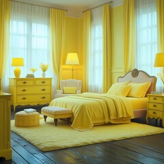 a room showing the interior of the bed inside