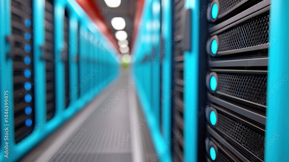 Poster secure your data with robust cybersecurity compliance. protect servers and networks with cuttingedge