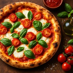  Classic Margherita Pizza
