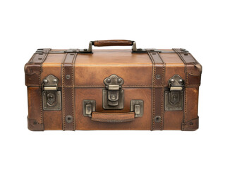 Old Wooden Box on Transparent PNG for Vintage, Storage, and Antique Design Projects