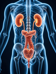 Anatomy of Urinary Tract Infections in Human Body with Focus on Kidneys Ureters Bladder and Urethra and Role of E coli and Chronic Kidney Disease