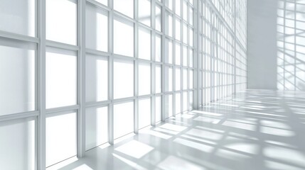 Obraz premium Fee abstract white 3 dimensional background