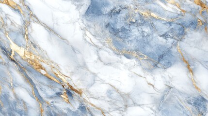 Elegant Blue and White Marble Texture