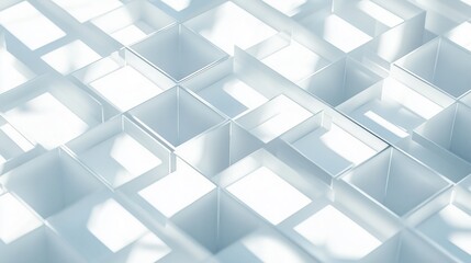 Fee abstract white 3 dimensional background