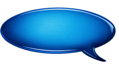 speech bubble for communication and conversations.