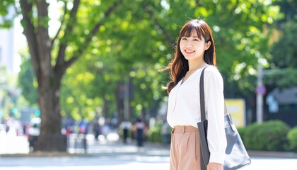 カジュアルなビジネスウーマン