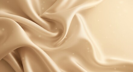 Obraz premium Elegant fabric texture with gentle folds and soft surface in neutral tones