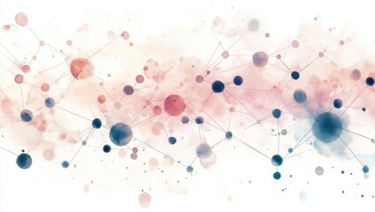 Abstract Watercolor Network Design