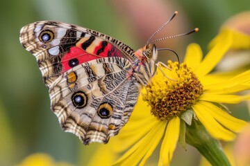 Stunning Butterfly Sipping Nectar from a Flower