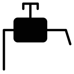 Water Tap Faucet Glyph Icon