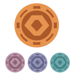 Game Currency Tokens, Geometric Design, Colorful. Board games, Resource, Gaming, UI/UX Design, Marketing Graphic, Digital Asset