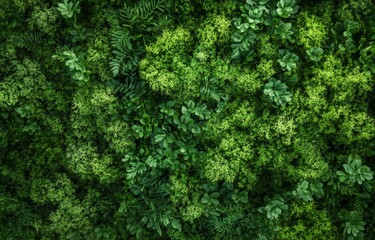 Obraz premium Lush green wall decor