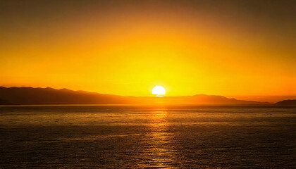 Obraz premium 黄色と金色が混ざり合う景色