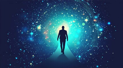 Obraz premium Romantic Silhouette of a Couple Kissing Under the Moonlight Vector Illustration