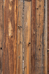 Naklejka premium Old Weathered Board Wall Background