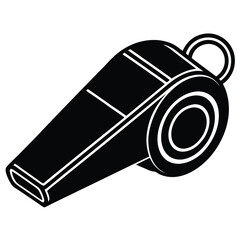 sailor element isolated emergency whistle on white