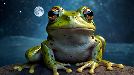 frog in the pond ai
