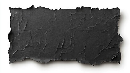 Torn black paper texture
