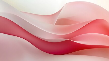 Fototapeta premium Abstract, flowing, soft color gradients in wavy layers.