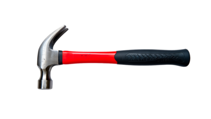 hammer red isolated on transparent background