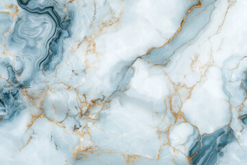 Fototapeta premium Elegant marble texture with blue and gold accents for design use