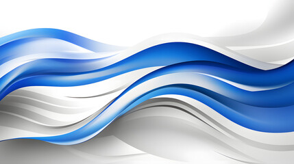 Israel wavy flag on grey vector background illustration for design projects