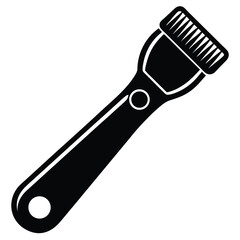 barber element isolated ear hair trimmer on white 