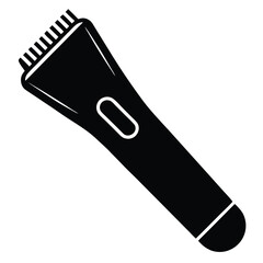 barber element isolated electric trimmer on white 