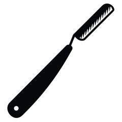 barber element isolated eyebrow trimmer on white b 