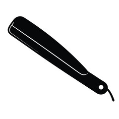barber element isolated hair straightener on white