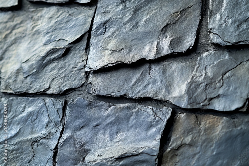 Poster dark gray stone wall texture seamless pattern background design modern architecture building exterio