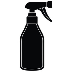 barber element isolated spray bottle on white back