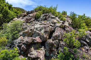 Ancient lava mound at Capulin Volcano National Monument.