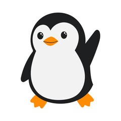 Cute Cartoon Penguin Character