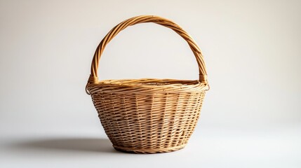 Obraz premium Empty woven basket