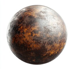 Fototapeta premium Rusted metallic sphere