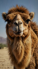 Fototapeta premium Close-Up of Dromedary Camel