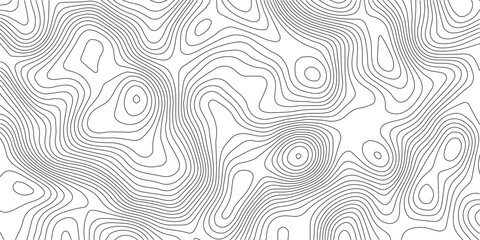 Fototapeta premium Topographic map patterns, topography line map. Outdoor vector background, editable stroke Luxury abstract line art background vector Texture pattern background design for wall arts, fabric , packagin