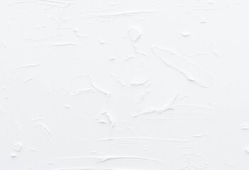 Abstract white oil paint, palette knife texture, modern art background, highly textured, texture background