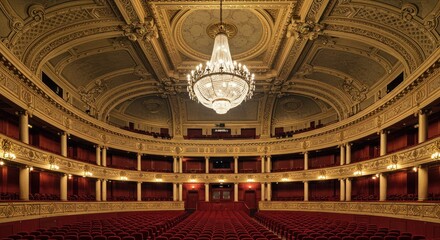 Obraz premium Opulent Theater Interior - Photo